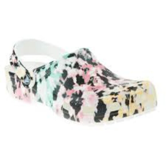 Crocs Other - Crocs Girl's Multicolor Classic Tie Dye Adjustable Slip-On Casual Clogs Size‎ 4